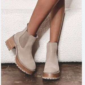 MIA ALEJANDRO DUAL STACKED CHUNKY PLATFORM BOOTIE SIZE 7.5